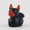 Black 1PCS, variant on Healthloop Mini Resin Halloween Ducks, Assorted Pumpkin Ghost Skull Figurines Set