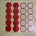 thumbnail image 1 of 20pcs Honeycomb JDM Car Sticker Windshield Banner Night Run JDM Sport Competition Style Decorative Vinyl Decals Fits For Any Car, 1 of 5