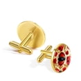 thumbnail image 3 of Ladybird Elegant Dress Shirt Cufflinks Set Made of Stainless Steel for Formal Occasions, 3 of 6