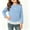 Light Blue, variant on Cethrio Girls Long Sleeve Tops Size 10-12, Crew Neck Casual Pullover Knitted Kids Fall Undershirts Pink
