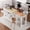 74.5"White, variant on HICOMILA Large Kitchen Island with Storage, Rolling Island with Extendable Dining Table, Spice Rack, Grey