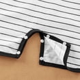 thumbnail image 6 of Busydd Baby Boy Romper 0-18 Months Cute Round Neck Striped Baby Onesie Breathable Cotton Sleeveless Newborn Infant Girl Clothes 0-3 Months, 6 of 6