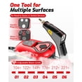 thumbnail image 3 of 5-in-1 229°F Pressurized Handheld Steam Cleaner 2500W Handheld High-Temperature Pressurized Steam Cleaner with 6 Levels & 1l Tank, For Home Kitchen Grease,Tile Grout,Car,Furniture,Windows, 3 of 7