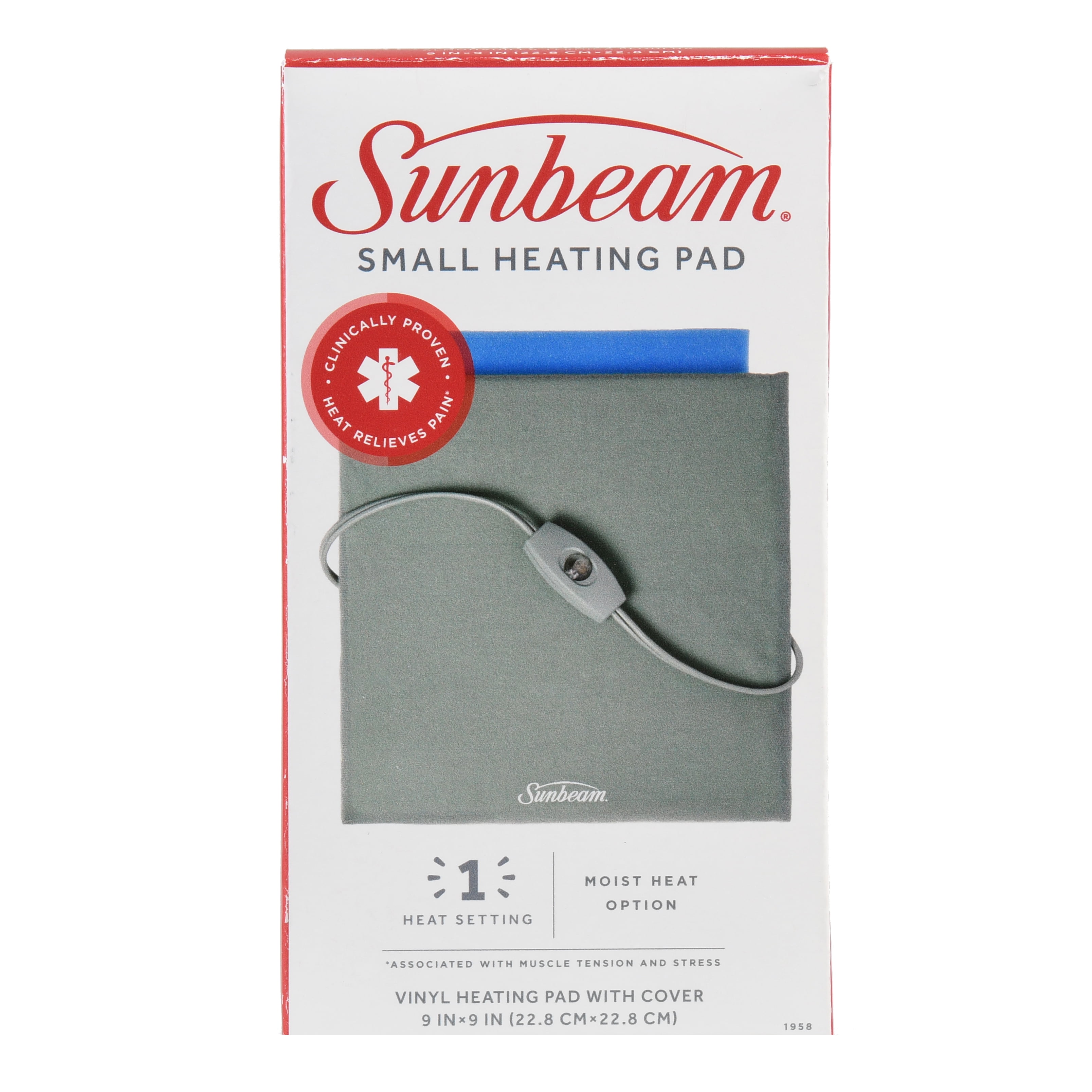 Sunbeam Small Basic Heating Pad - Walmart.com - Walmart.com