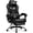Dark Black, variant on N-GEN GAMING Video Gaming Chair Big and Tall Office Computer Desk Chairs with Ergonomic Lumbar Support High Back Recliner and Footrest for Adults (Red)