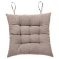 thumbnail image 3 of Hvmvliv Patio Chair Cushion(38x38cm) Office Cushion Sedentary Working Stool Pad Home Non-Slip Chair Soft Cushion Floor Breathable Dining Chair Cushion Brown, 3 of 3