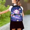 thumbnail image 3 of Binienty Axolotl Backpack for Girls 12 In Little Kids Backpack and Lunch Box Set Lightweight Comfortable Shoulder Bag Adjustable Straps Zipper Schoolbag Insulated Lunch Bag Pencil Pouch 3 In 1, 3 of 8