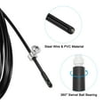 thumbnail image 4 of Unique Bargains Speed Jump Rope Adjustable Speed Skipping Rope with Storage Bag and Spare Parts Black 2 Set, 4 of 6