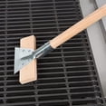 thumbnail image 4 of Truecraftware – 27- inch Heavy Duty Wire Brush with Scraper, Black Metal Wire Brush with Long Wooden Handle, 4 of 5