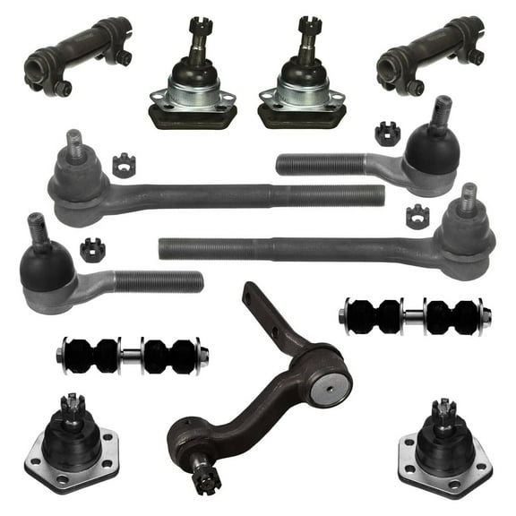 10 Pc Front Tie Rod Ends Inner Outer Adjusting Sleeves Center Link Sway Bar Links Complete Kit Fits select: 1996-2003 CHEVROLET S TRUCK, 1996-2005 CHEVROLET BLAZER