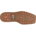 thumbnail image 7 of Justin Boot Company Men's Pecan Brown Water Buffalo Buster Top Square Steel Toe Work Boot, 7 of 7