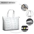 thumbnail image 2 of 22 Inch Oversized Travel Bag Lightweight Canvas Weekender Duffel with Multi Pockets, Colorful Pop Pattern, 2 of 5