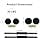 Kojooin Adjustable Dumbbell Set,2 in 1 Adjustable Dumbbell Set with Iron Handle,Weight Set Used as Barbell for Home Gym,Octagon,30LBS