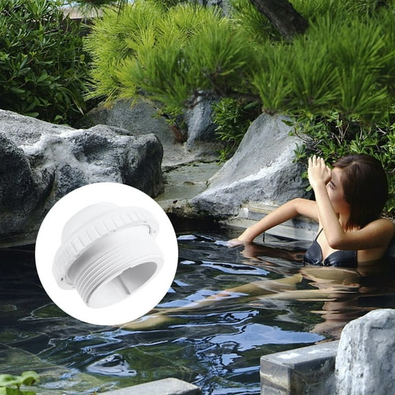 Raindrops Swimming Pool Massage Nozzle with Water Inlet Outlet and Directional Adjustment 1Set 2.4x2.4x1.6in