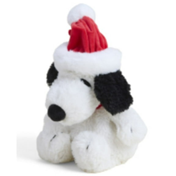 SNOOPY with SANTA HAT Warmies Cozy Plush Heatable Lavender Scented Stuffed Animal