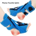 thumbnail image 3 of Plantar Fasciitis Brace, Night Plantar Splint Blue Fixed Breathable  For Patients For Achilles Tendonitis Relief, 3 of 8