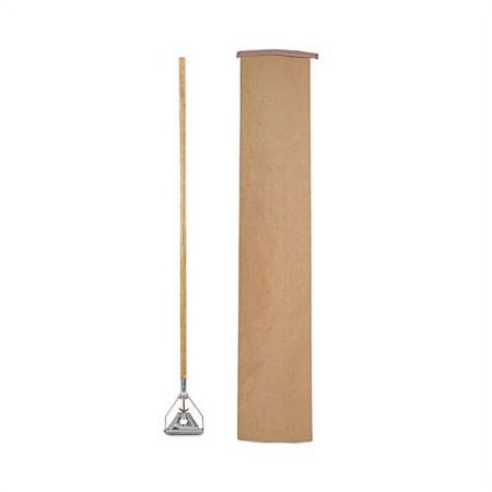 Boardwalk Quick Change Metal Head Wooden Mop Handle Junior, Natural