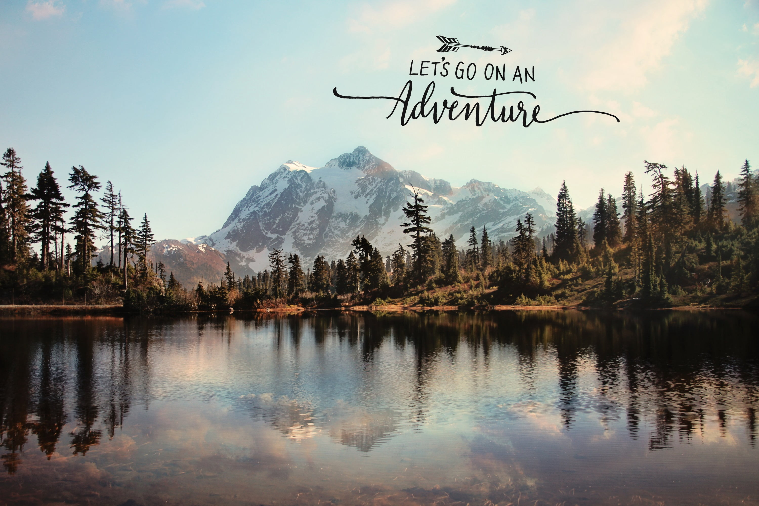 "Lets Go on an Adventure" Painting Print on Wrapped Canvas