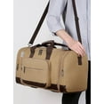 thumbnail image 2 of Frontwalk Men Travel Duffel Bag Crossbody Weekender Luggage Large Capacity Carry On Gym Bags Multi Pockets Women Khaki, 2 of 3