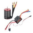 thumbnail image 1 of Motor y ESC de 60 A para montaje DIY, 50 mm x 36 mm, con BEC integrado de 5,5 V/3 A para control de coches y camiones RC 1/10. 4500KV, 1 of 9