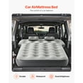 thumbnail image 4 of VEVOR Car Air Mattress, Fits Toyota 4runner, Jeep Wrangler, Inflatable Car Camping Mattress, Flocking Thickened Blow Up Travel Beds, Durable Portable Sleeping Pad with Built in Pump, 2 Pillows, Gray, 4 of 9