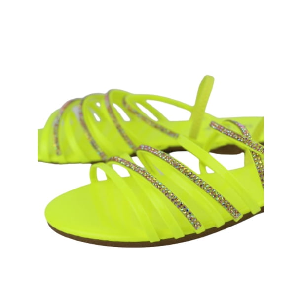 Sandalia entrelazada Casual para Dama Hanna MX Starry Yellow