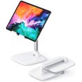 thumbnail image 1 of CPDD Support de Tablette Réglable Compatible avec iPad 7e Génération, iPad Air Mini 5 4 3 2, Samsung Galaxy Tab, Nintendo Switch, Liseuse, Blanc Blanc, 1 of 7