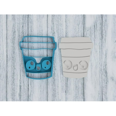 

Cute ToGo Coffee Cookie Cutter / Sugar Cookie / Fondant / Clay (0060)