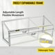 thumbnail image 1 of VEVOR Especiero extensible, 13.8"-23.6" ajustable, estante organizador de acero, 1 of 9