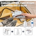 thumbnail image 4 of Plancha de Vapor, Vapor de Ropa de Mano, Vaporizador de Ropa de Viaje Plegable port&aacute;til de 1600 W, Tanque de agua desmontable de 250 ml, calentamiento r&aacute;pido en 20 s, 4 of 6