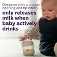 thumbnail image 3 of Philips AVENT Natural Baby Bottle with Natural Response Nipple, Pink, 4oz, 4pk, SCY 4oz 4 Pack Pink, 3 of 11