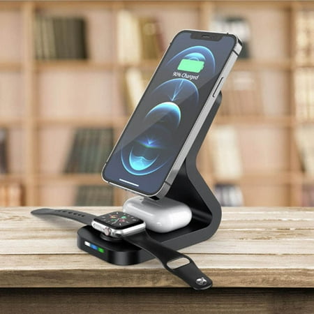 15w Three in Magnetic Wireless Charger Quick Charge Mobile Phone for 13 and Watch Headset Cable & Charger