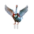 thumbnail image 2 of Adorno navideño para jardín con forma de pollo Adorno navideño para exteriores con forma de animal Adorno navideño acrílico en 2D con forma de animal 1, 2 of 4