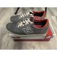 thumbnail image 2 of NEW BALANCE 420 x HERSCHEL SUPPLY CO GREY RED BANDANNA MENS SIZE 10, 2 of 5