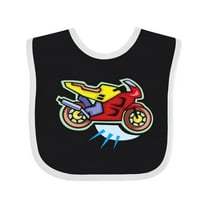 Inktastic Crotch Rocket Motorcycle Boys or Girls Baby Bib