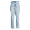 thumbnail image 4 of Free Assembly Women's Super High Rise Straight Jeans, 4 of 6