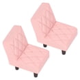 thumbnail image 2 of 2 Pcs Miniature Chair Statue Miniature Cute Pink Vintage Resin Chair Statue Gift Window Micro Landscape Decoration, 2 of 8