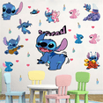 thumbnail image 3 of Stitch Wall Decals 3D Cartoon Wall Stickers Excellent Vinyl Wall Decor for Boys Room Living Room, 3 of 5