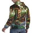 thumbnail image 6 of Daiia Charming Garden Patio for Men's Fashion Hoodies & Sweatshirts with Kangaroo Pocket Hooded Sweatshirt Breathable & Moisture Wicking-X-Large, 6 of 7