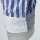 thumbnail image 4 of Camisas Vaqueras Para Hombre Camisa con botones de manga larga a rayas informales de lino y algodón con cuello levantado para hombre (Blue, L), 4 of 7