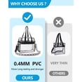 thumbnail image 4 of Bolsa transparente Paxiland para eventos en estadios, 30 x 15 x 30 cm, color blanco, 4 of 7