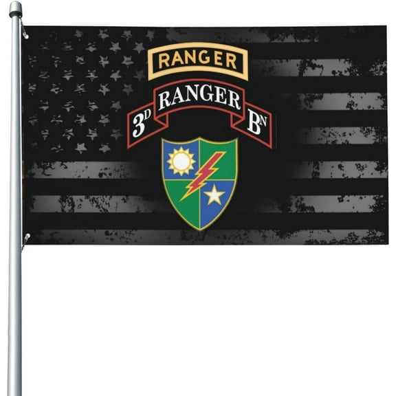 Army 3rd Ranger Battalion Flag 3X5 Ft - UV Fade Resistant - Garden Yard Flag Outdoor Flag with Grommets