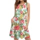 thumbnail image 2 of ICHUANYI Clearance Summer Dresses Women Beach Floral Sleeveless Sundress Casual Pockets Boho Dress(Mint Green, XL) ICHUANYI WER2023081112349, 2 of 5