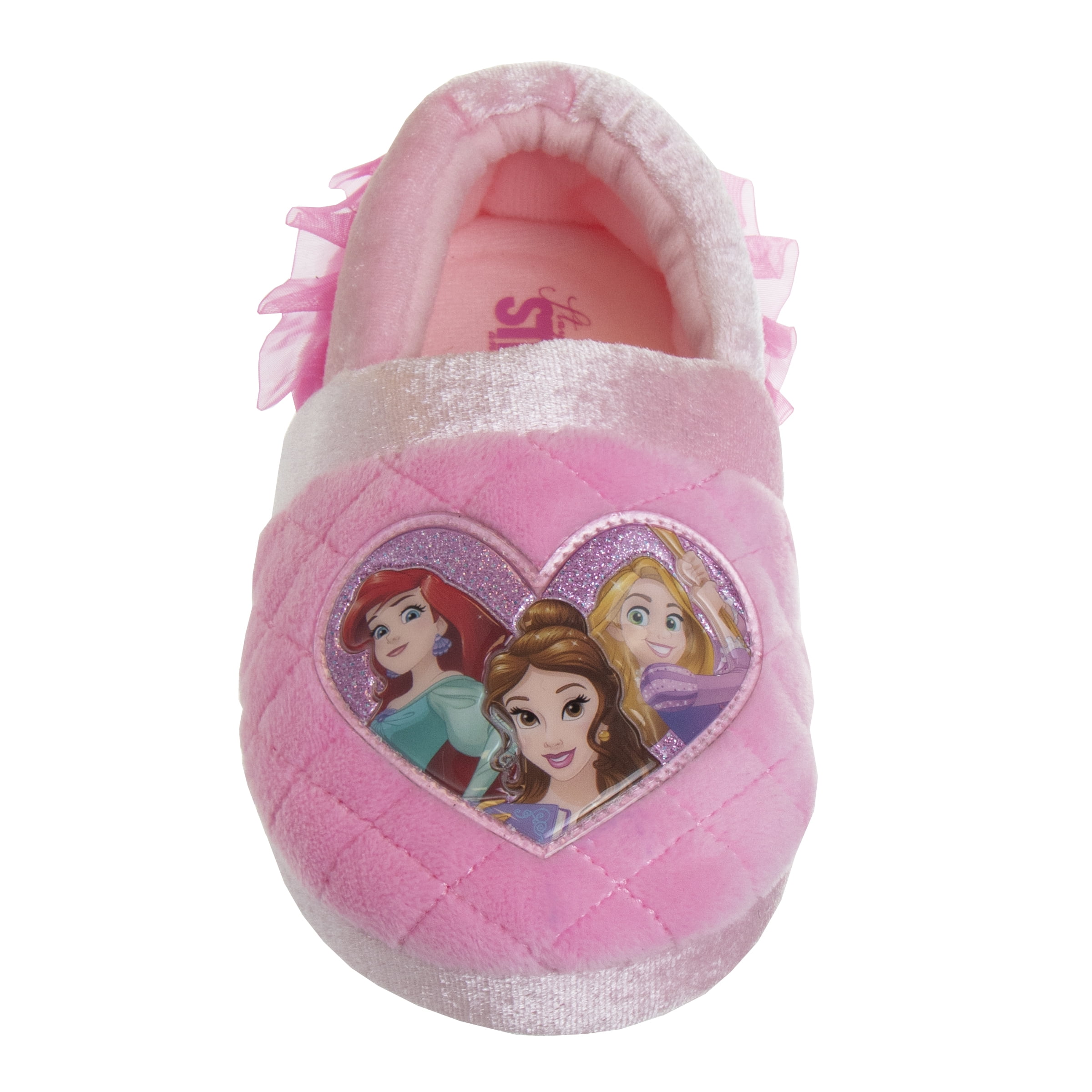 Disney Princess Girls Dual Sizes Slippers. (Toddler/Little Kids