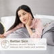 thumbnail image 4 of Juego de fundas de almohada Bedsure, tamaño king, satinado, gris oscuro, x2, 4 of 6