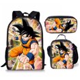 thumbnail image 1 of Dragon Ball Anime Cartoon Backpack Primary And Secondary School Students Schoolbag Shoulder Bag Backpack Pencil Bag Three-Piece Set, 1 of 2