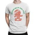 thumbnail image 2 of Gingerbread "Catch Me" Holiday Fun Men's T-shirt, 2 of 3