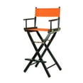 thumbnail image 4 of "30" Director's Chair Black Frame-Tangerine Canvas", 4 of 8