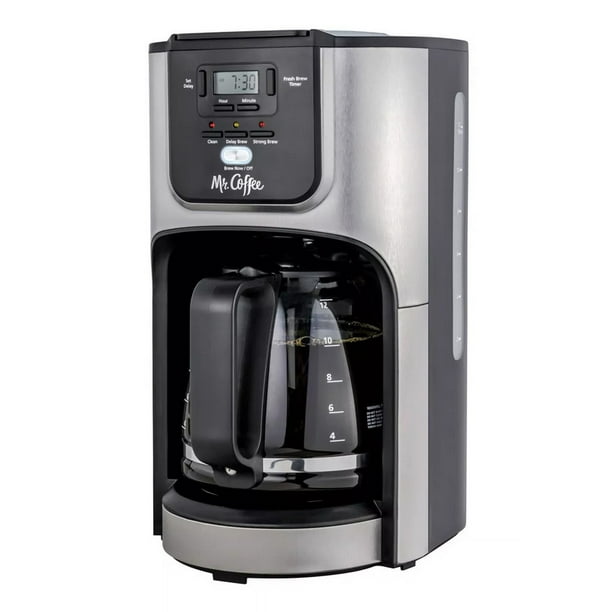 Mr. Coffee Rapid Brew 12Cup Programmable Coffee Maker Silver
