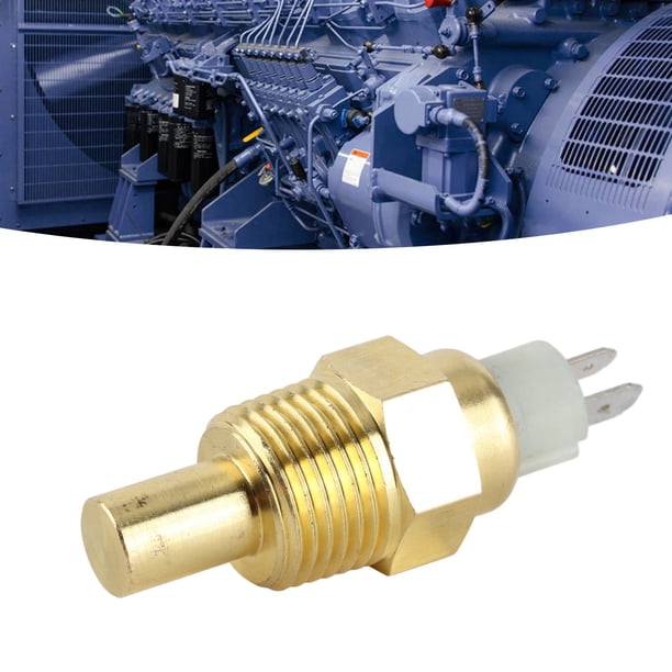 Sensor De Temperatura Del Agua Del Aceite, 3W 6-24V Voltaje 1/2 NPT Rosca Sensor De Refrigerante Del Motor Operación Simple Estructura Simple Para Camiones